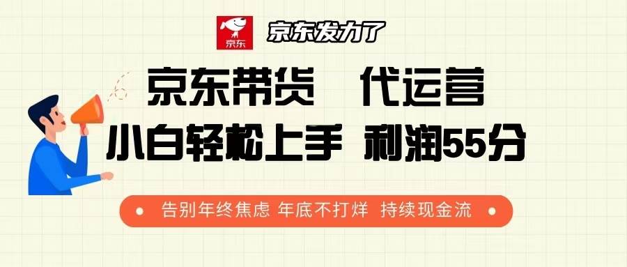 （13833期）京东带货 代运营 利润55分 告别年终焦虑 年底不打烊 持续现金流好项目网-专注分享网络创业项目落地实操课程 – 全网首发_高质量创业项目输出好项目网