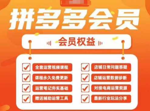2025拼多多运营实战课，40节全流程教学，覆盖拼多多运营全链路好项目网-专注分享网络创业项目落地实操课程 – 全网首发_高质量创业项目输出好项目网