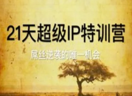 21天超级IP特训营，屌丝逆袭的唯一机会好项目网-专注分享网络创业项目落地实操课程 – 全网首发_高质量创业项目输出好项目网