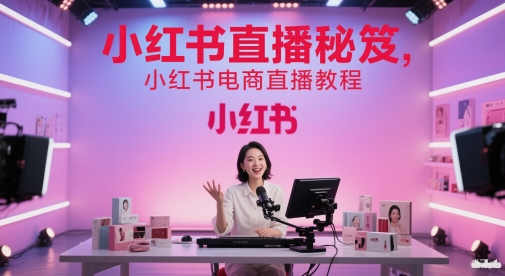 小红书直播秘笈，小红书电商直播教程好项目网-专注分享网络创业项目落地实操课程 – 全网首发_高质量创业项目输出好项目网