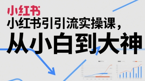 小红书引流实操课，从小白到大神好项目网-专注分享网络创业项目落地实操课程 – 全网首发_高质量创业项目输出好项目网