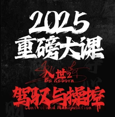 2025重磅大课，入世2，驾驭与控制好项目网-专注分享网络创业项目落地实操课程 – 全网首发_高质量创业项目输出好项目网