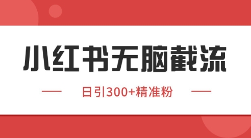 小红书截流同行客源，独家野路子获客玩法 日引200+暴力获客【揭秘】好项目网-专注分享网络创业项目落地实操课程 – 全网首发_高质量创业项目输出好项目网