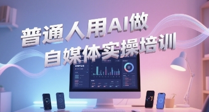 普通一个人用AI做自媒体，助你轻松开启AI自媒体创作之路好项目网-专注分享网络创业项目落地实操课程 – 全网首发_高质量创业项目输出好项目网