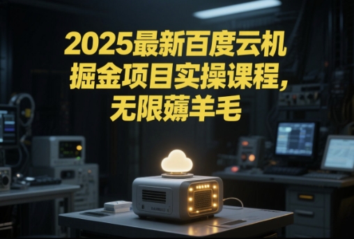 2025最新百度云机掘金项目实操课程单窗口保底5-10元月收益单窗口150+【揭秘】好项目网-专注分享网络创业项目落地实操课程 – 全网首发_高质量创业项目输出好项目网