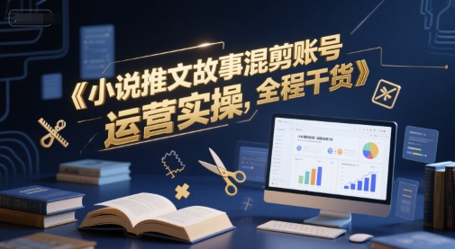 小说推文故事混剪账号运营实操，全程干货好项目网-专注分享网络创业项目落地实操课程 – 全网首发_高质量创业项目输出好项目网