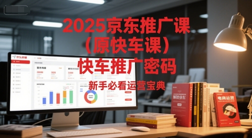 2025京东推广课(原快车课)解锁京东快车推广密码，新手必看运营宝典好项目网-专注分享网络创业项目落地实操课程 – 全网首发_高质量创业项目输出好项目网