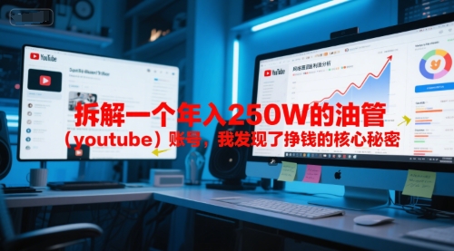 付费文章：拆解一个年入250W的油管(youtube)账号，我发现了挣钱的核心秘密好项目网-专注分享网络创业项目落地实操课程 – 全网首发_高质量创业项目输出好项目网