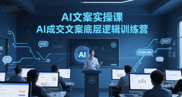 AI文案实操课，AI成交文案底层逻辑训练营好项目网-专注分享网络创业项目落地实操课程 – 全网首发_高质量创业项目输出好项目网