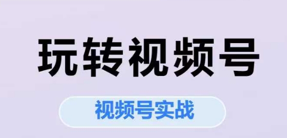 玩转视频号，视频号实战系列课好项目网-专注分享网络创业项目落地实操课程 – 全网首发_高质量创业项目输出好项目网