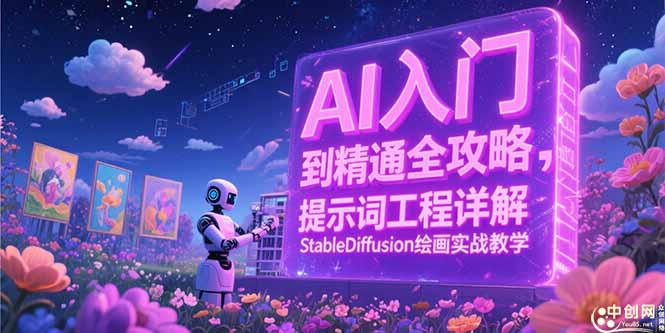 AI入门到精通全攻略，提示词工程详解，StableDiffusion绘画实战教学好项目网-专注分享网络创业项目落地实操课程 – 全网首发_高质量创业项目输出好项目网