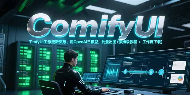 ComfyUI工作流新突破，用OpenAI三模型，批量出图(保姆级教程+工作流下载好项目网-专注分享网络创业项目落地实操课程 – 全网首发_高质量创业项目输出好项目网