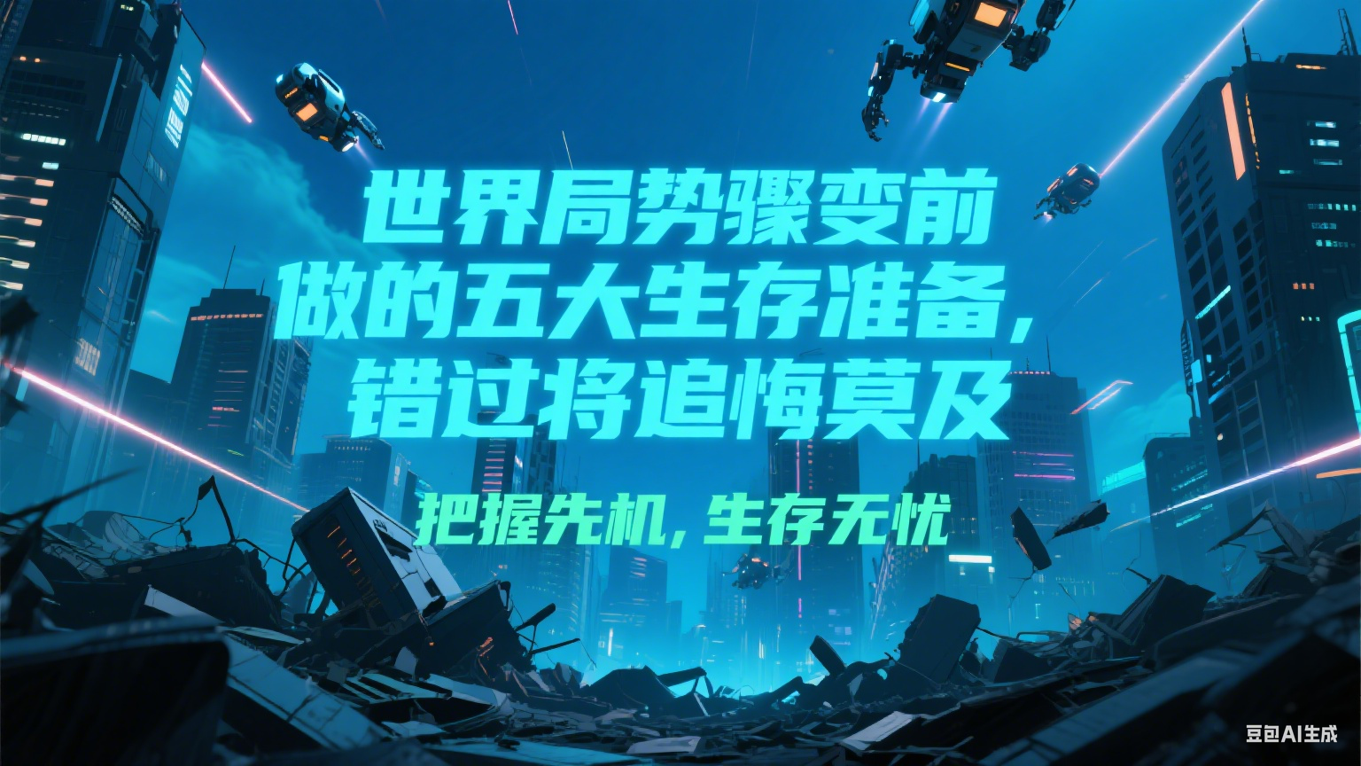 付费文章《世界局势骤变前必做的五大生存准备，错过将追悔莫及》好项目网-专注分享网络创业项目落地实操课程 – 全网首发_高质量创业项目输出好项目网