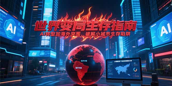 付费文章《世界变局生存指南，AI转型加海外突围，破解小城市生存陷阱》好项目网-专注分享网络创业项目落地实操课程 – 全网首发_高质量创业项目输出好项目网