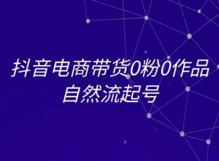 抖音电商带货0粉0作品自然流起号，抖音电商教程好项目网-专注分享网络创业项目落地实操课程 – 全网首发_高质量创业项目输出好项目网
