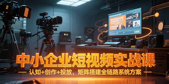 中小企业短视频实战课，认知+创作+投放，矩阵搭建全链路系统方案好项目网-专注分享网络创业项目落地实操课程 – 全网首发_高质量创业项目输出好项目网