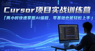 Cursor项目实战训练营，两小时快速掌握AI编程，零基础也能轻松上手好项目网-专注分享网络创业项目落地实操课程 – 全网首发_高质量创业项目输出好项目网