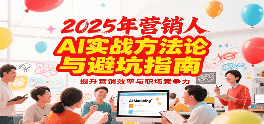 2025年营销实战方法论与避坑指南，利用AI提升营销效率与职场竞争力好项目网-专注分享网络创业项目落地实操课程 – 全网首发_高质量创业项目输出好项目网