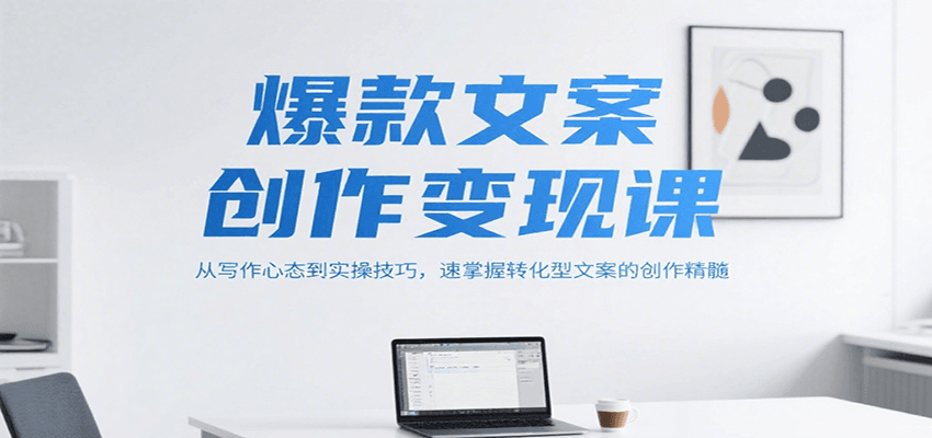 爆款文案创作变现课，从写作心态到实操技巧，速掌握转化型文案的创作精髓好项目网-专注分享网络创业项目落地实操课程 – 全网首发_高质量创业项目输出好项目网