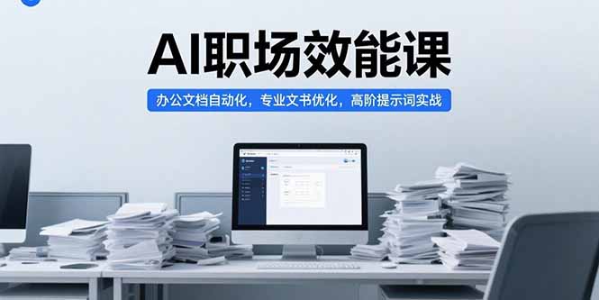 AI职场效能课，办公文档自动化，专业文书优化，高阶提示词实战好项目网-专注分享网络创业项目落地实操课程 – 全网首发_高质量创业项目输出好项目网