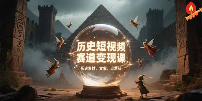 历史短视频赛道变现课，百集素材库应用，文案剪辑技巧，账号运营全案好项目网-专注分享网络创业项目落地实操课程 – 全网首发_高质量创业项目输出好项目网