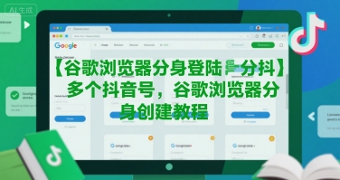 谷歌浏览器分身登陆多个抖音号，谷歌浏览器分身创建教程好项目网-专注分享网络创业项目落地实操课程 – 全网首发_高质量创业项目输出好项目网