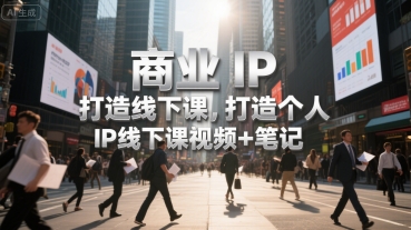 商业IP打造线下课，打造个人 IP线下课视频+笔记好项目网-专注分享网络创业项目落地实操课程 – 全网首发_高质量创业项目输出好项目网