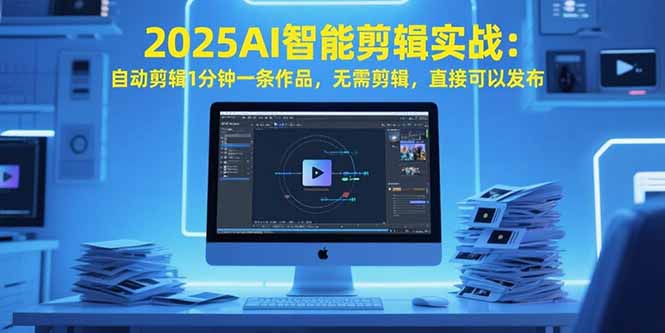 2025AI智能剪辑实战：自动剪辑1分钟一条作品，无需剪辑，直接可以发布好项目网-专注分享网络创业项目落地实操课程 – 全网首发_高质量创业项目输出好项目网